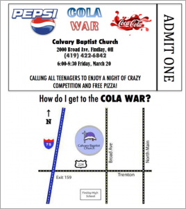 Cola Wars graphic back